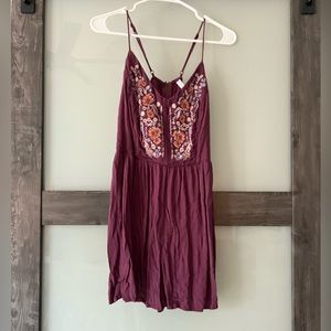 Purple romper- M